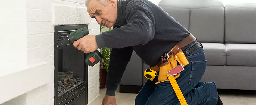 New Indoor Fireplace Installation in West Hempstead, New York