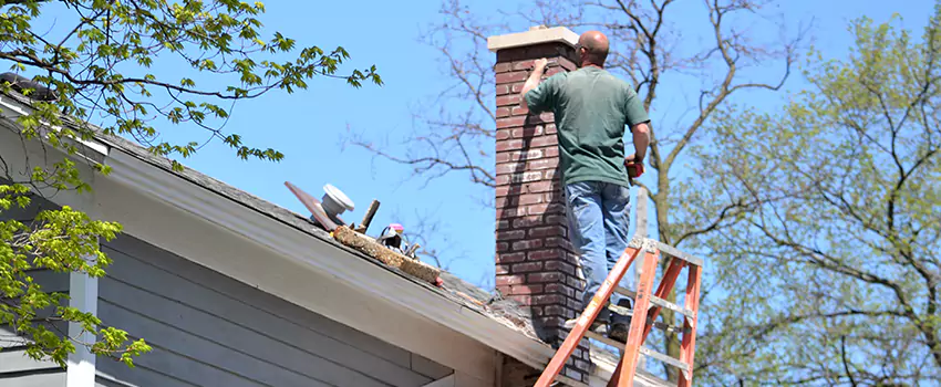 Vinyl and PVC Chimney Flashing Installation in West Hempstead, NY